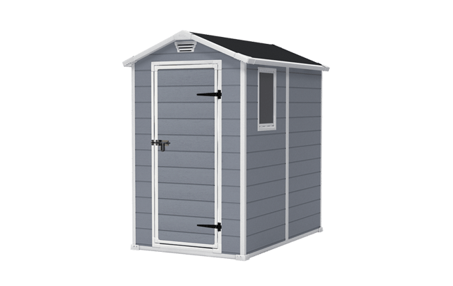 Manor Shed 6x4ft - Grey